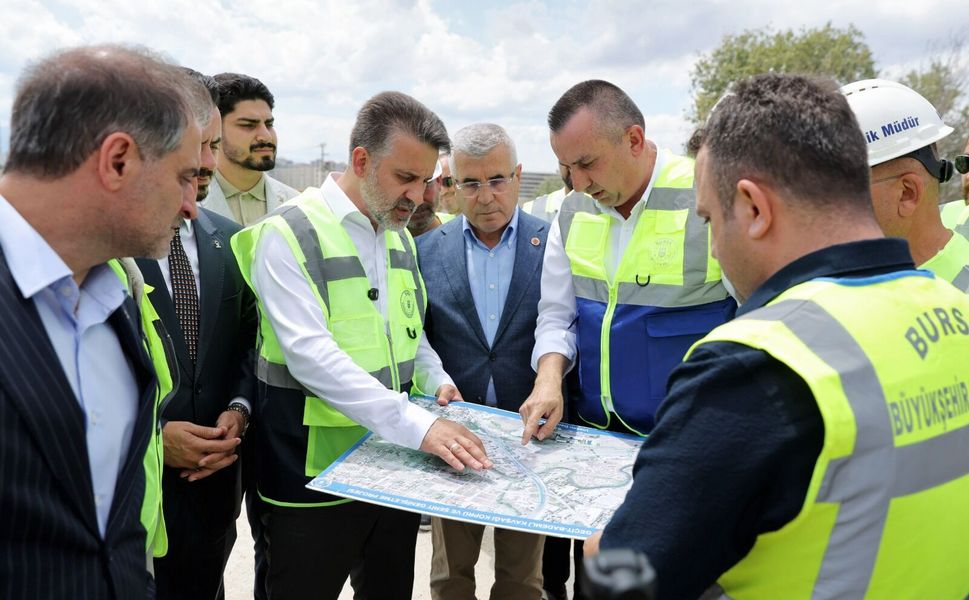 Başkan Vekili Biba, Mudanya Yolu’nda ulaşımı rahatlatacak projeleri inceledi