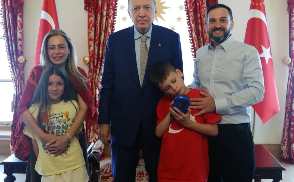 Cumhurbaşkanı Erdoğan, 'Cake Not Hate' kampanyasıyla tanınan Joshua Harris'i ağırladı