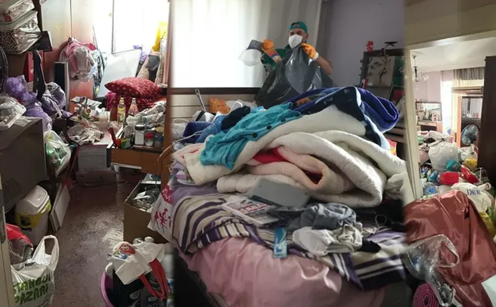 Çöp evden bakın neler çıktı!