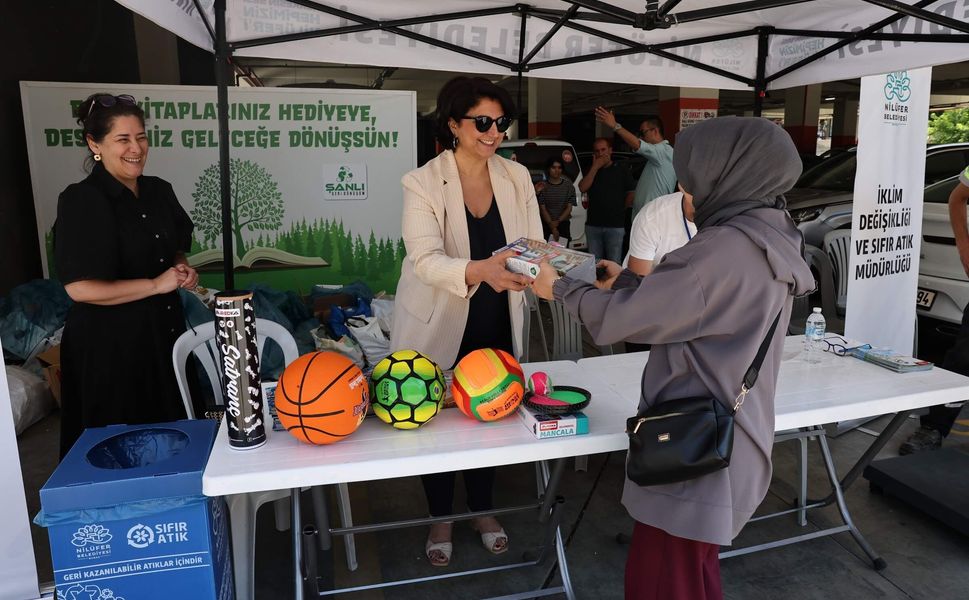 Nilüfer’de tonlarca eski kitap geleceğe umut oldu