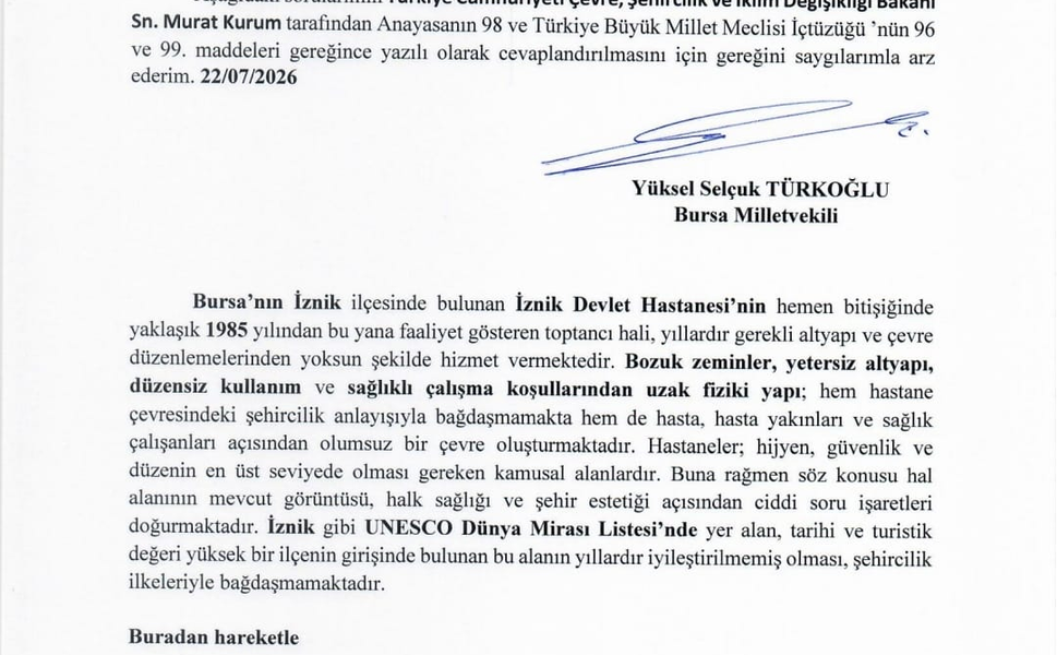 HASTANE YANINDA 40 YILLIK İHMAL!