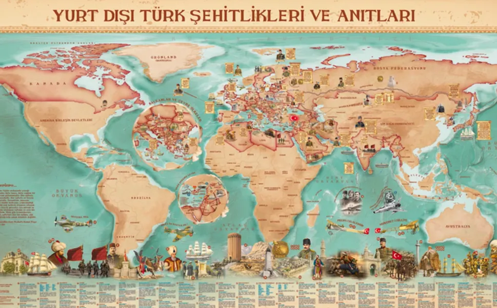 MSB'den dijital şehitlik haritası... 48 ülkedeki 172 şehitlik ve anıt tek platformda