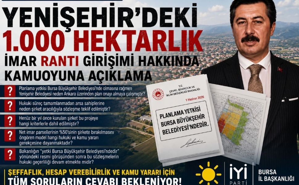 YENİŞEHİR BELEDİYESİ'NDE NELER OLUYOR?