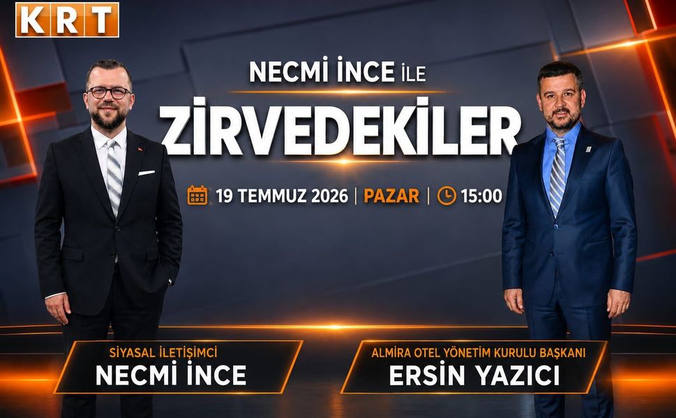 KRT'DE ZİRVEDEKİLER'DE BU HAFTAKİ KONUĞU ERSİN YAZICI!