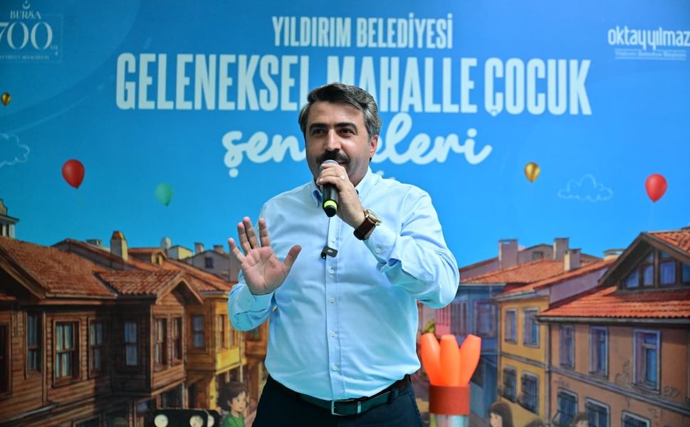 YILDIRIM'DA ÇOCUKLARIN NEŞESİ SOKAĞA TAŞTI