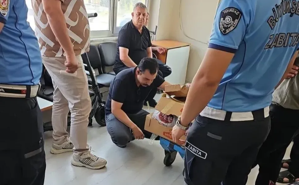 Zabıtadan sağlıksız et operasyonu